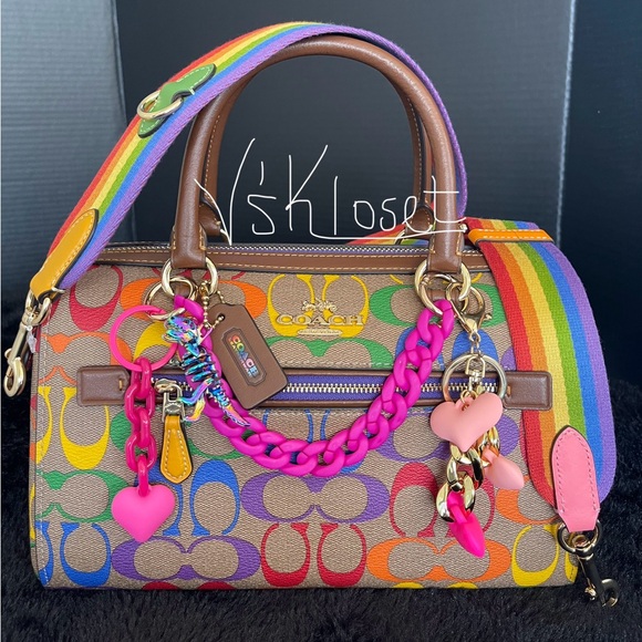 ❤️SOLD❤️Coach Rainbow Purse❤️ - Picture 4 of 9